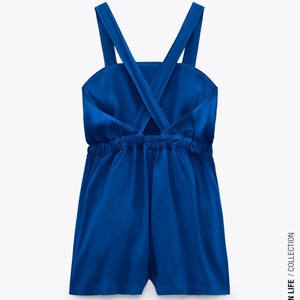 ZARA BNWT Linen Blend Jumpsuit